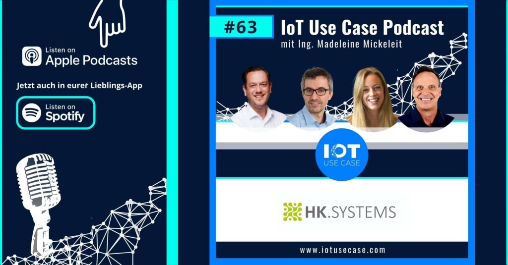 Startbildschirm eines IoT Use Case Podcasts