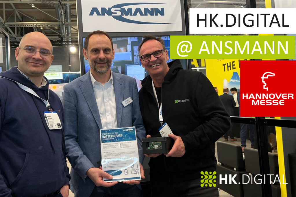 ANSMANN und HK.DIGITAL präsentieren Batteriepass auf der Hannovermesse 2025